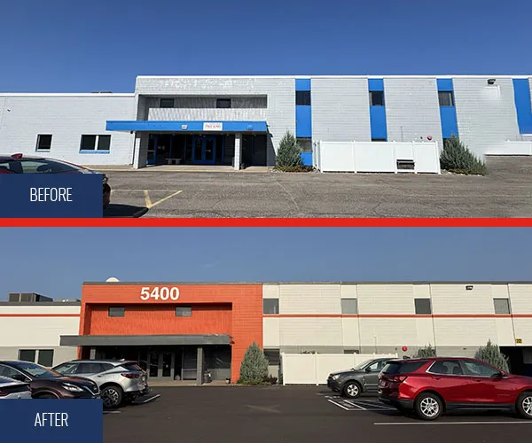 Commercial painting project