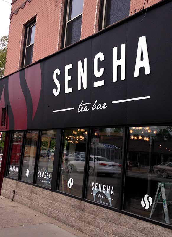 Sencha retail building - Choosing paint colors for your commercial space.