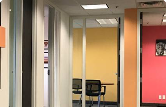 2023 Colormix Forecast - Office walls in warm harvest tones - Fresh Paint - Commercial Painters in Minneapolis